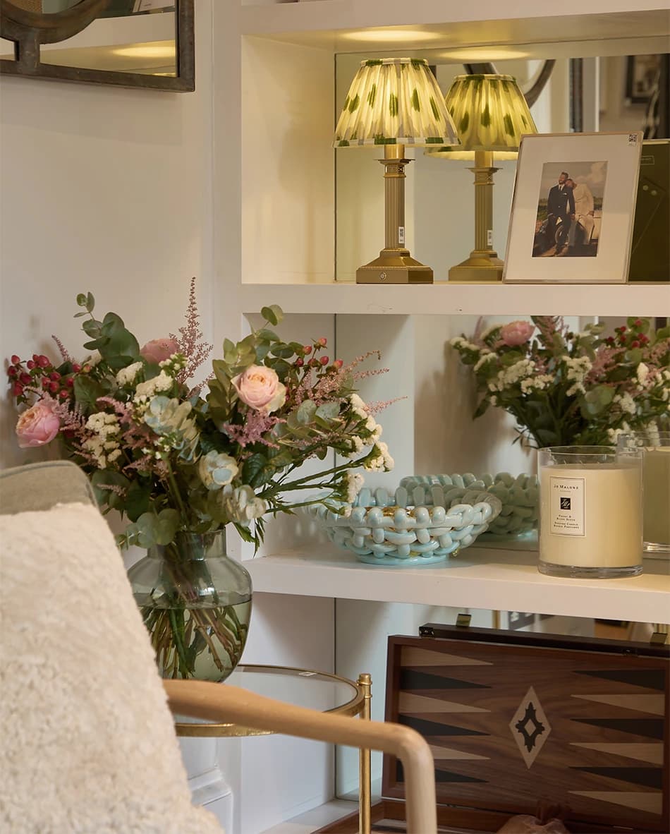 A cosy corner in The Wedding Shop's Townhouse