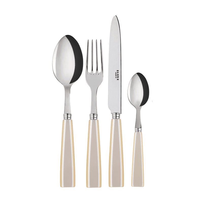 Icone 2 Piece Salad Serving Set, Steel Blue