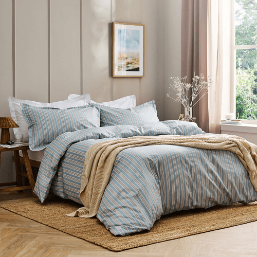 Image showing the Calder Stripe Duvet Set product.
