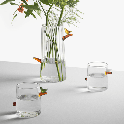 Image showing the Birds Water Glass product.