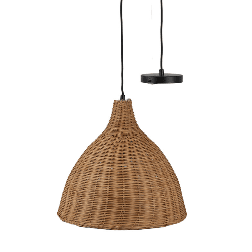 Image showing the Mouldon Rattan Pendant Light product.