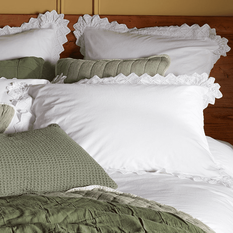 Valerie Pillowcase, White
