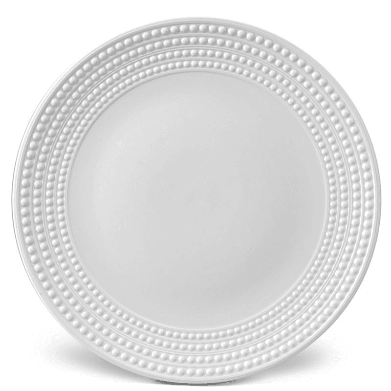 Perlee Round platter, white