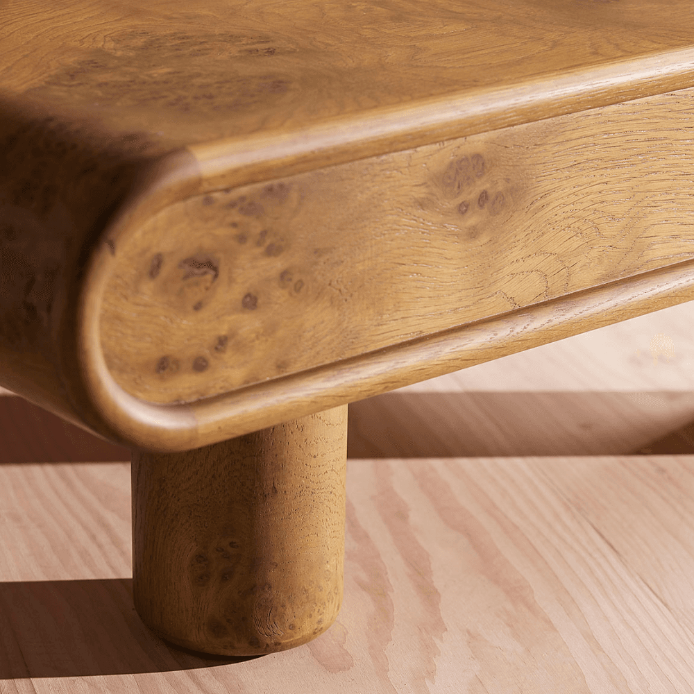 Noelle End Table, Oak