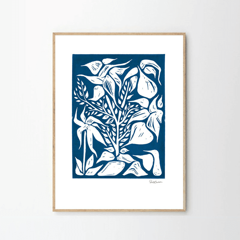 Pernille Sneholm Sommer I Ka¸Benhavn Print, Blue