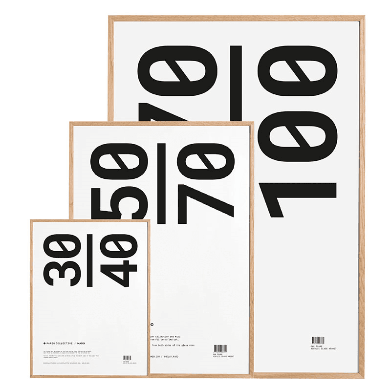 Timber Poster Frame with Acrylic Glass
