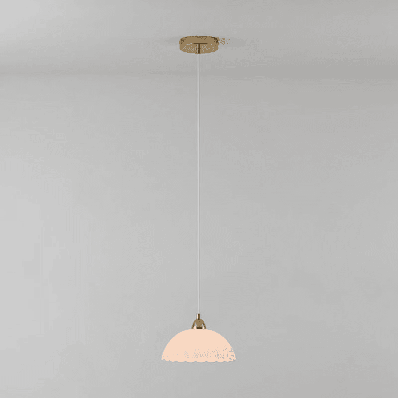 Flower Pendant Light, Opal