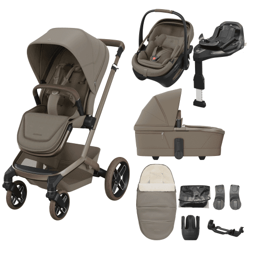 Image showing the Fame 8 Piece Ultimate Coral Slide Pro Travel System, Oak Truffle product.