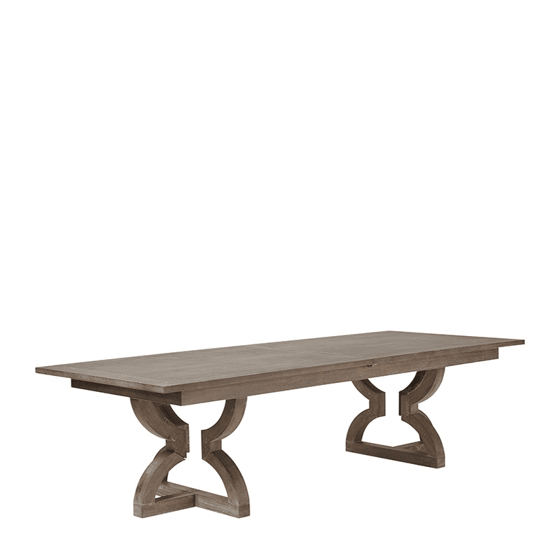 Kaishu Extendable Dining Table - Watered Grey, Watered Grey