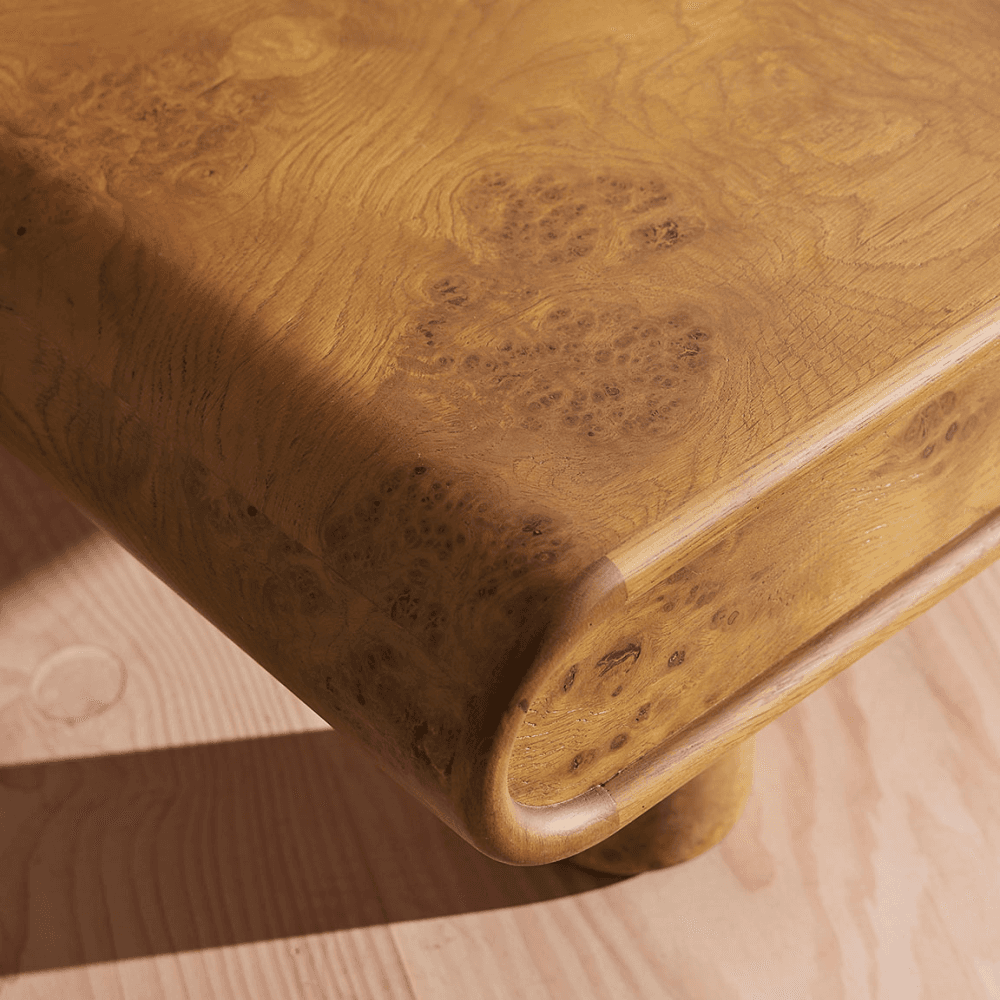 Noelle End Table, Oak