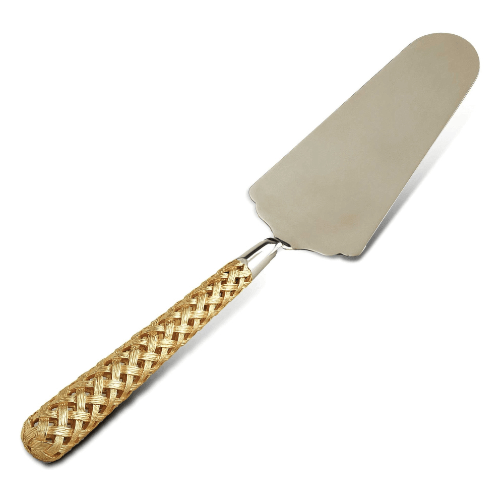 Braid Cake server, Gold