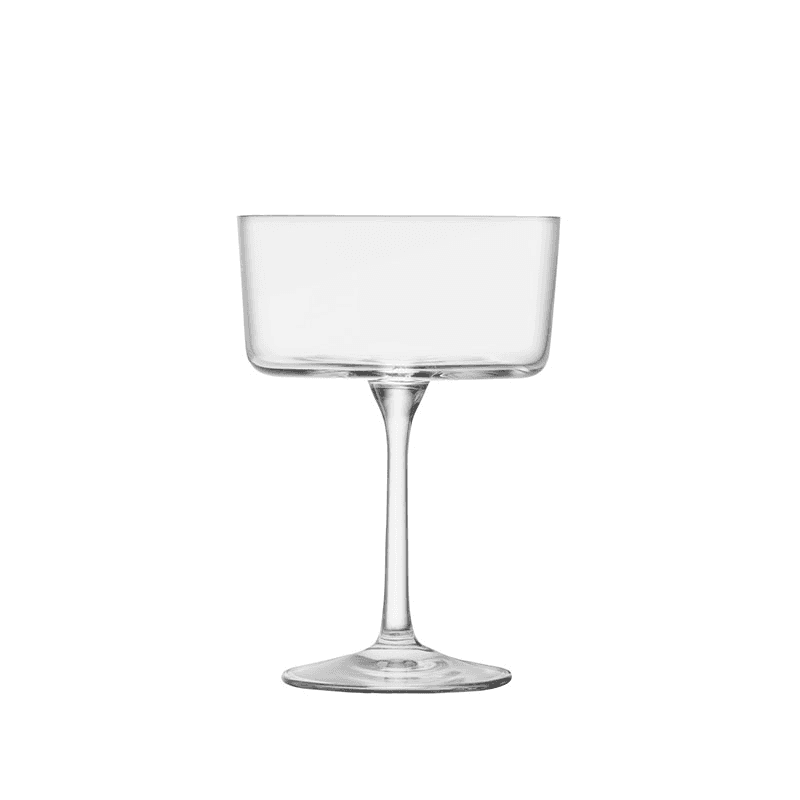 Gio Set of 4 Champagne/Cocktail Glasses, Clear