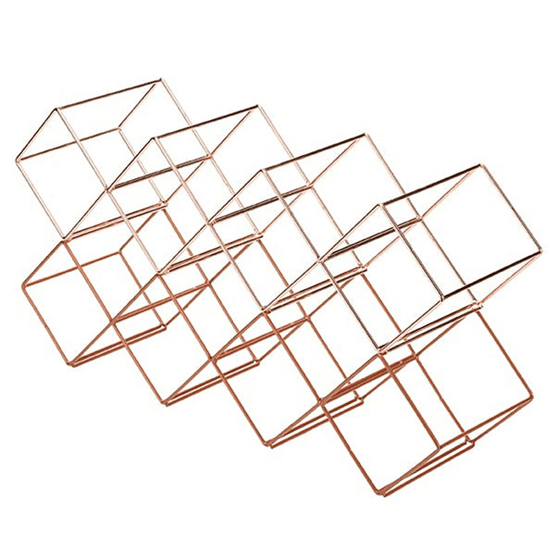 Stackable Wine Rack, Copper Finish