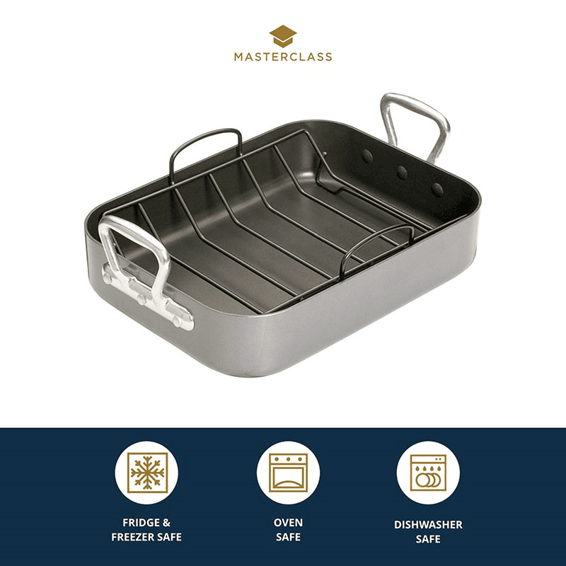 Non-Stick Roasting tin with rack, Premium
