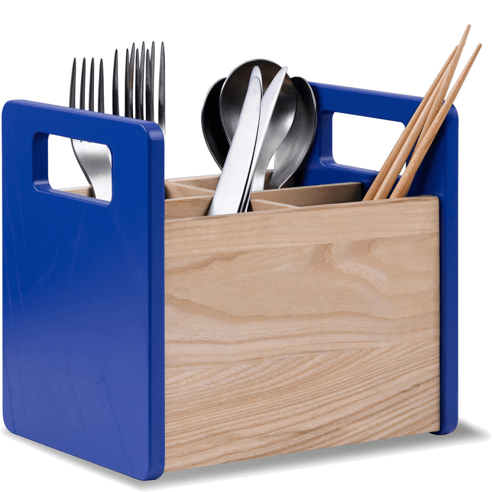 Collective Cutlery Holder, Colbalt