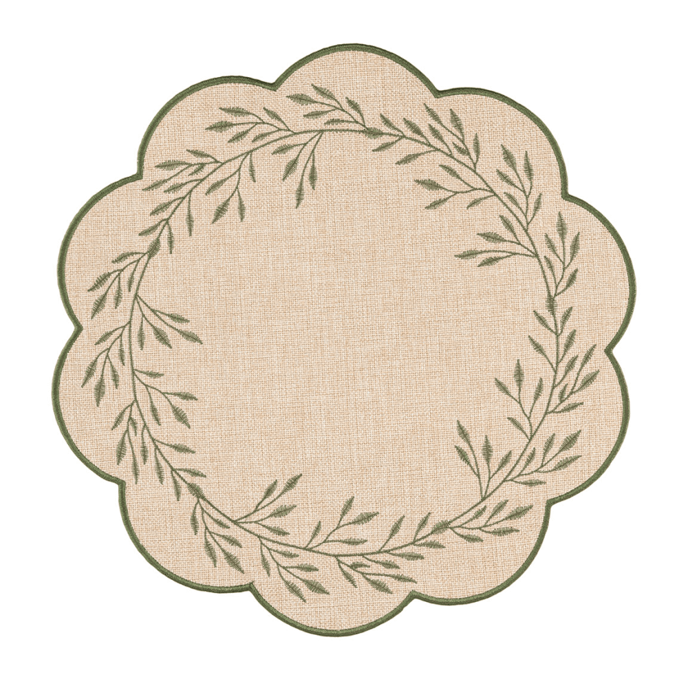 Botanio Leaf Placemat, Green