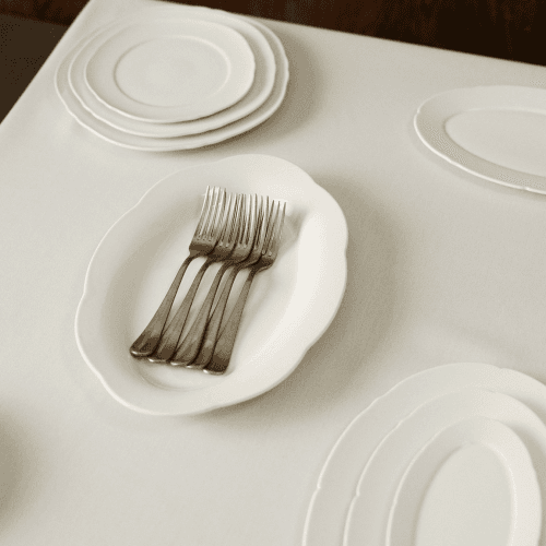 Image showing the Silhouette by Sergio Herman Set of 4 Oval Plates product.