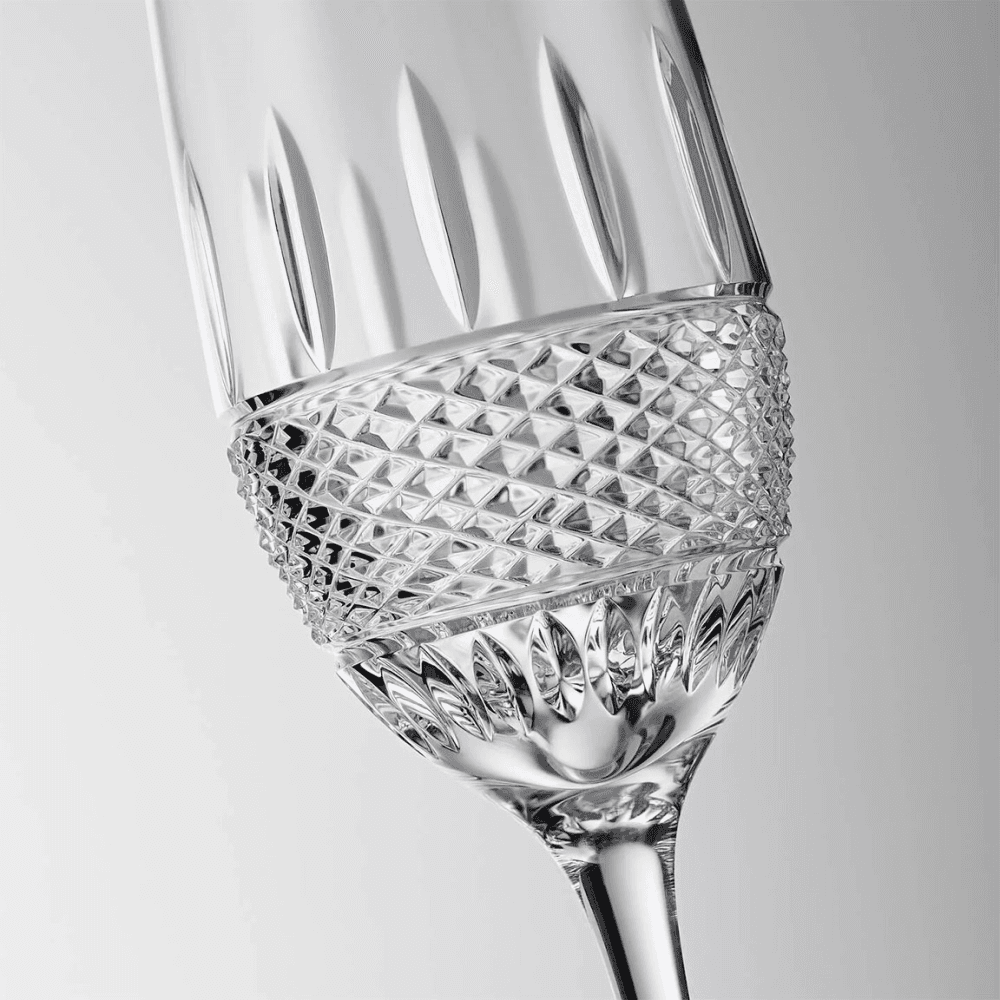 Masterclass Irish Lace Set of 2 Flutes, Clear