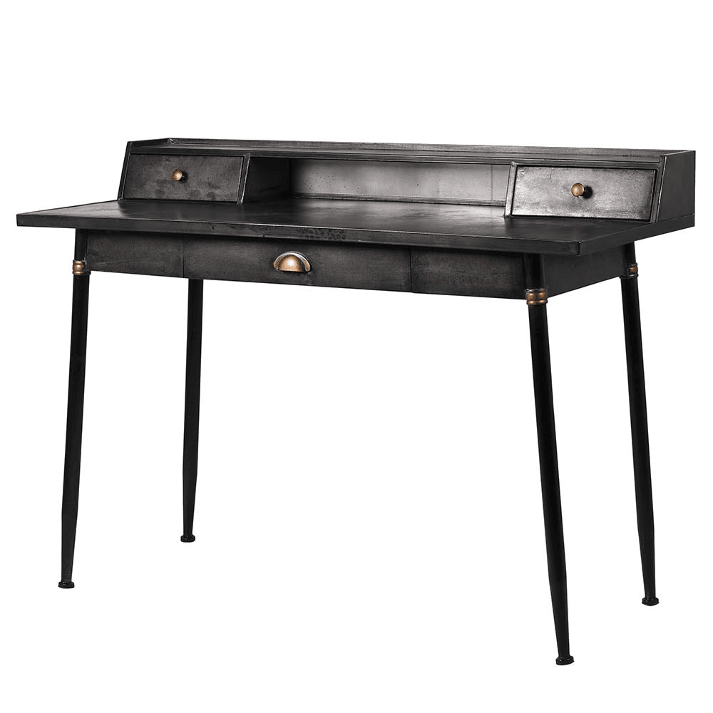 2 drawer desk, Black