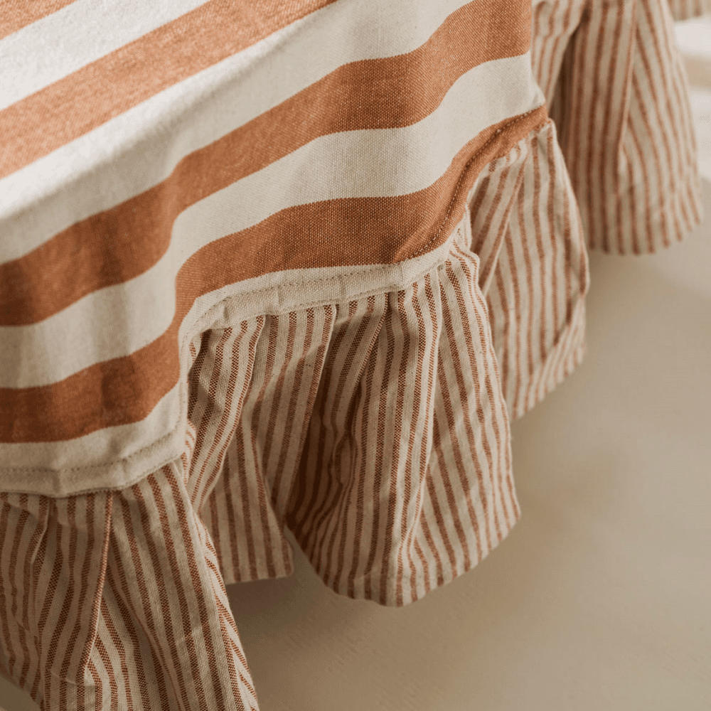 Harlton Wide Stripe Tablecloth 