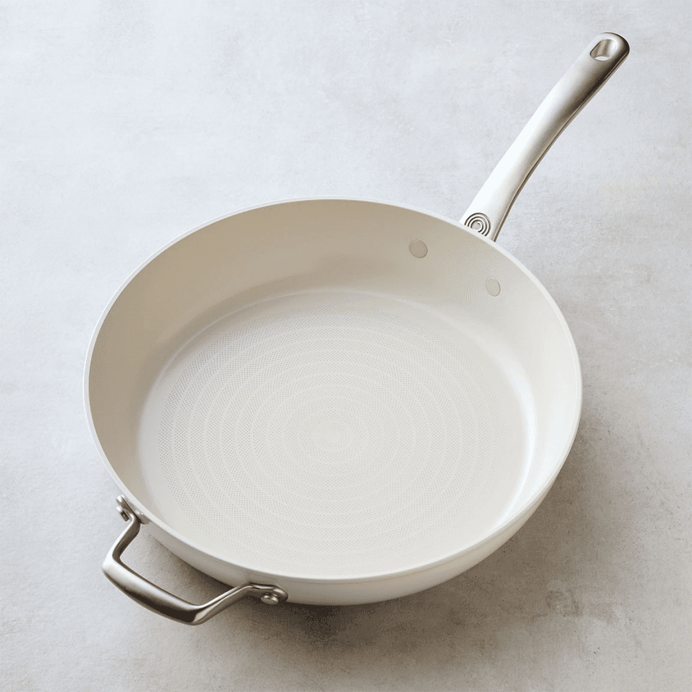 Halo Laser Defence Covered Skillet, White