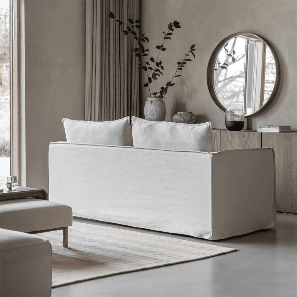 Aldbury Tailored Sofa, Oatmeal