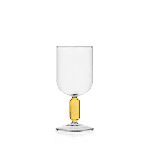 Image showing the Bloom Stemmed Glass, 350ml, Amber product.