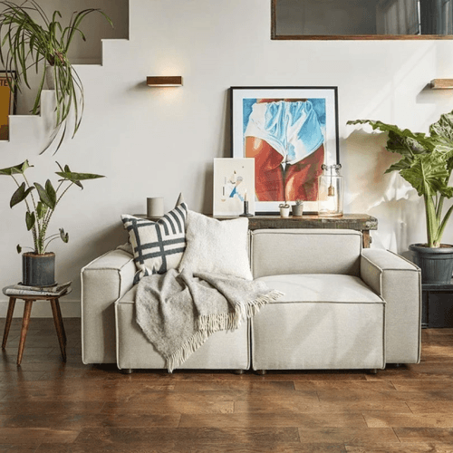 Image showing the Model 03 Linen Sofa product.