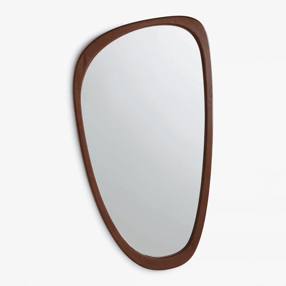 Asymmetrical Wall Mirror, Natural