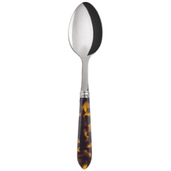 Tortoise Dessert Spoon, Brown