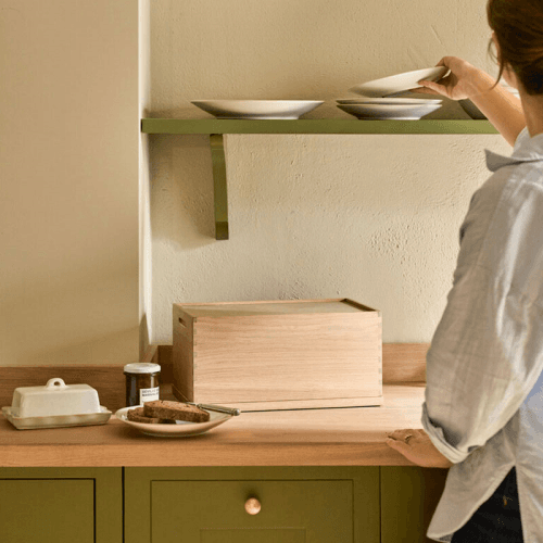 Image showing the Orford Bread Bin, Natural product.
