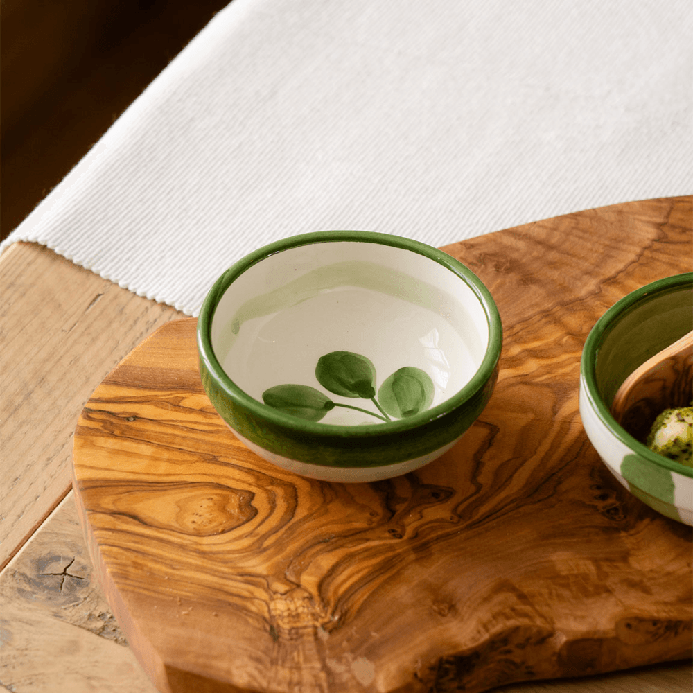 Flora Dip Bowl, Green