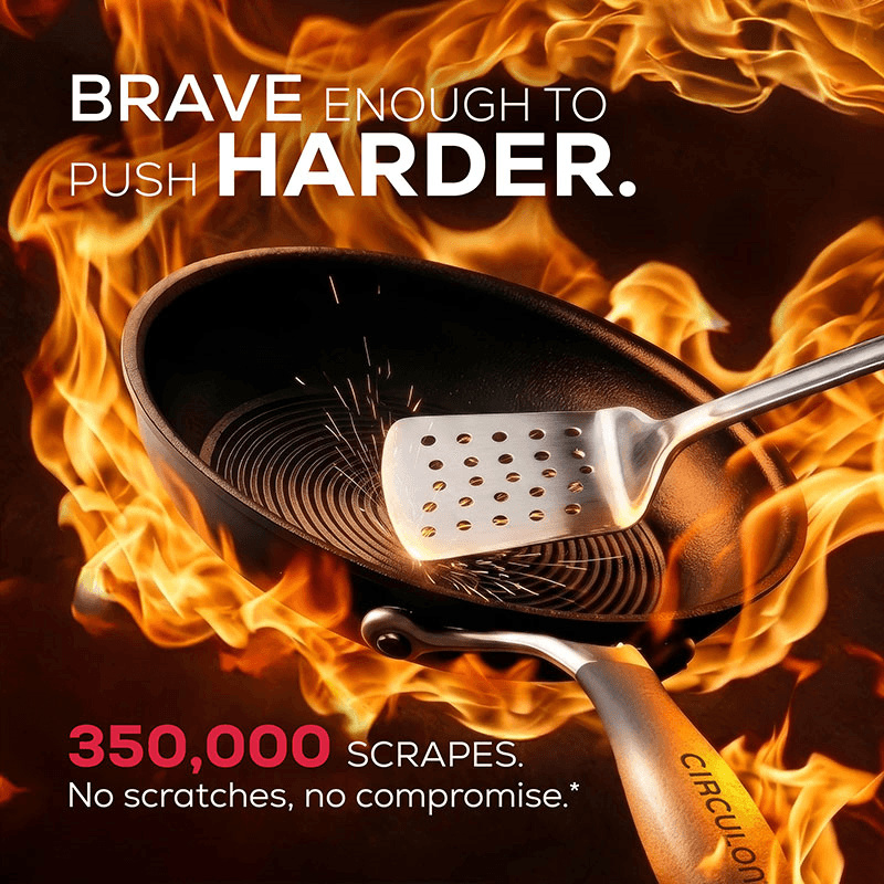 A1 Scratch Defence Covered Skillet, Grey