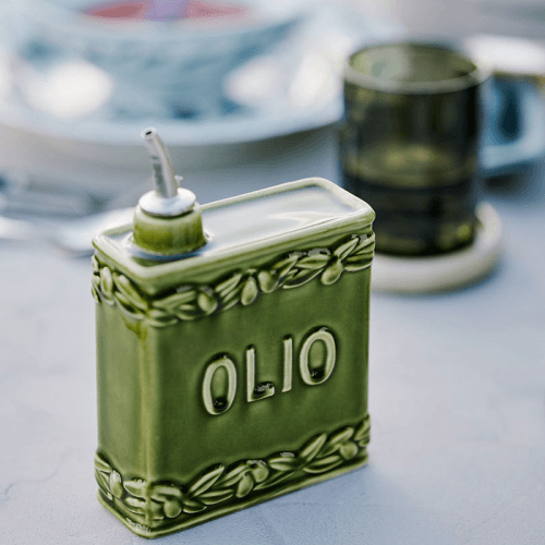 Image showing the Oliveto Cruet, White Clay product.