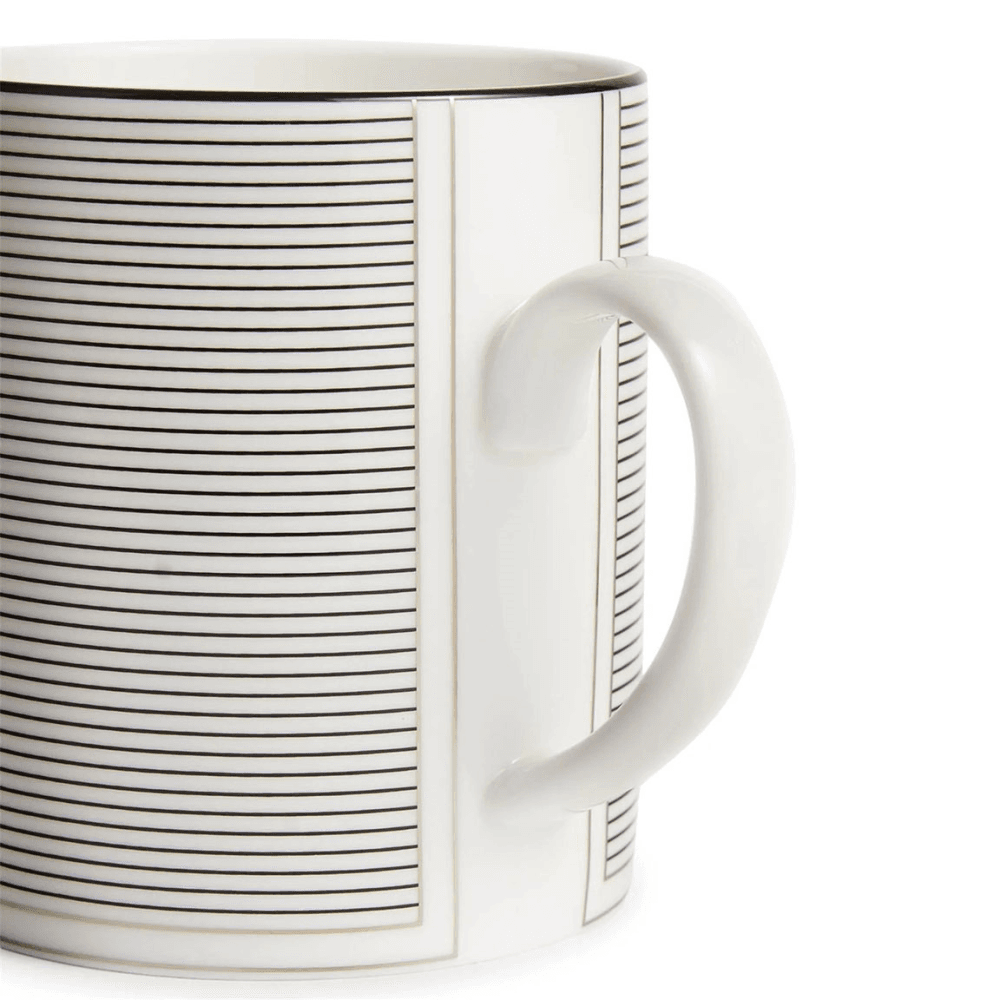 Luxe Graphite Mug V1, Black & White