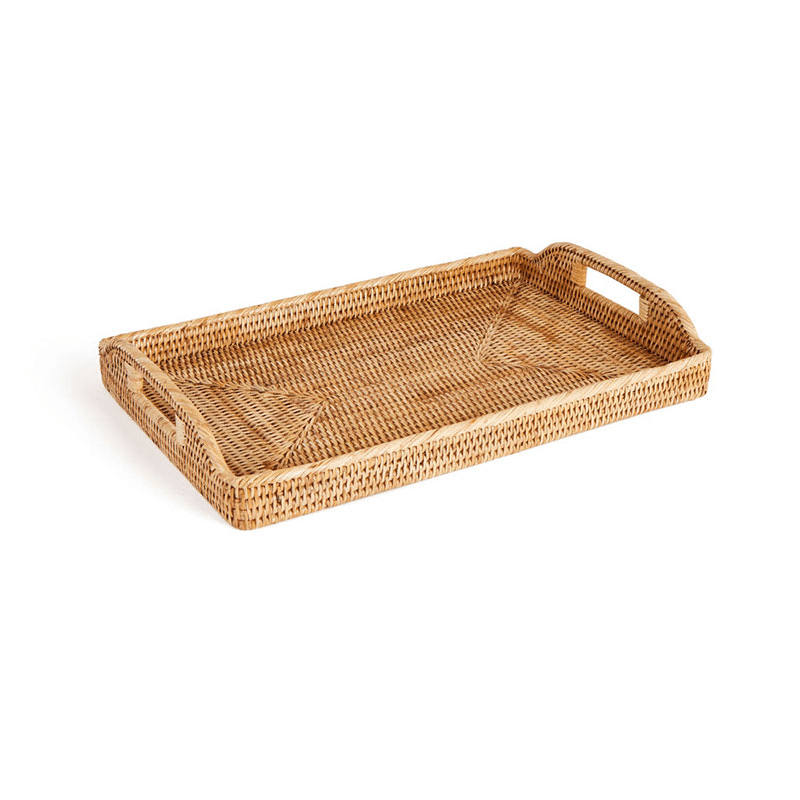 Rattan Serving Trays, Natural