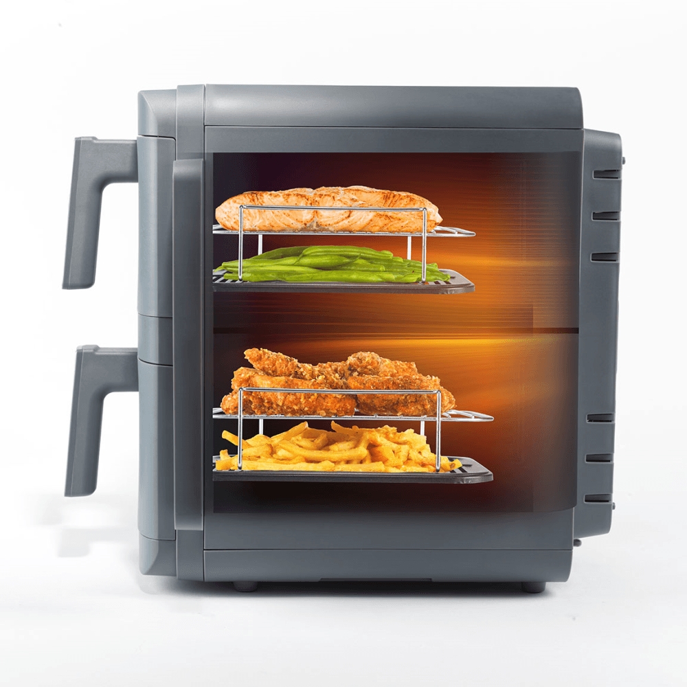 Toronto VertiLayer Stack Air Fryer, Grey
