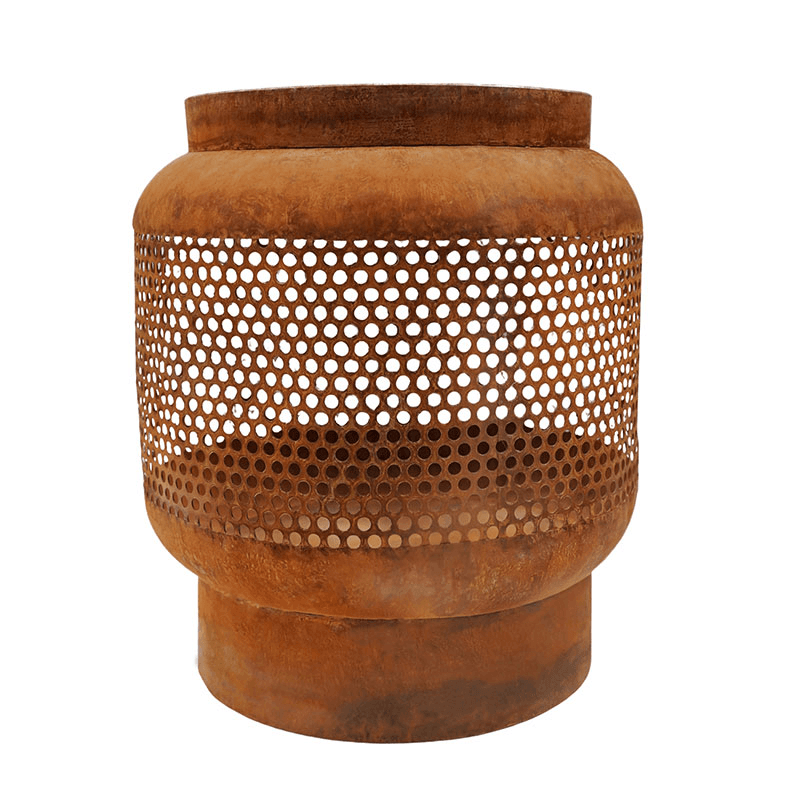 Outdoor Buttermere Basket Fire Pit, Rust