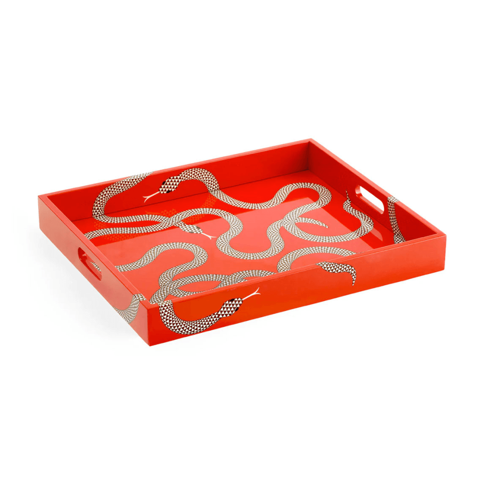 Eden Lacquer Tray, Orange