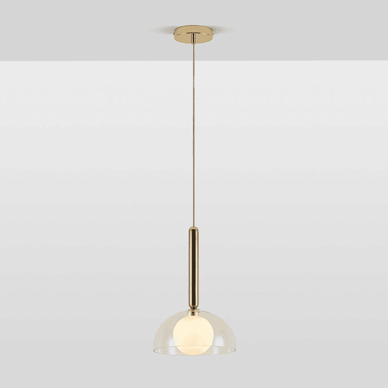 Dome Pendant Light, Clear
