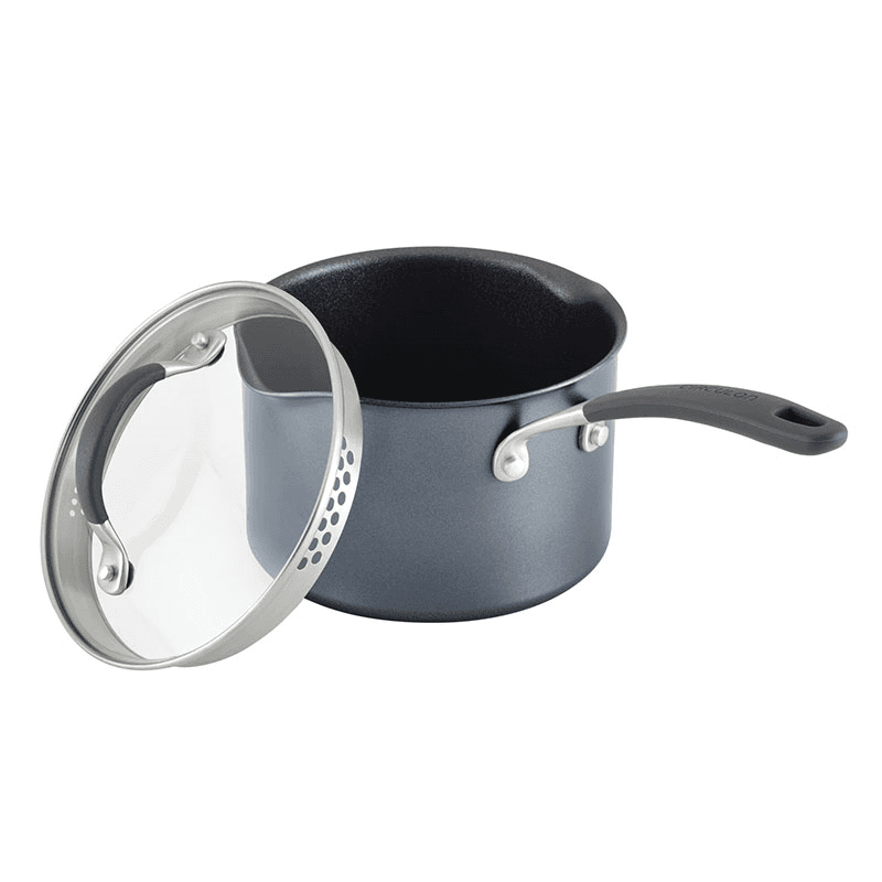 A1 ScratchDefense Non-Stick Pan Set, Grey