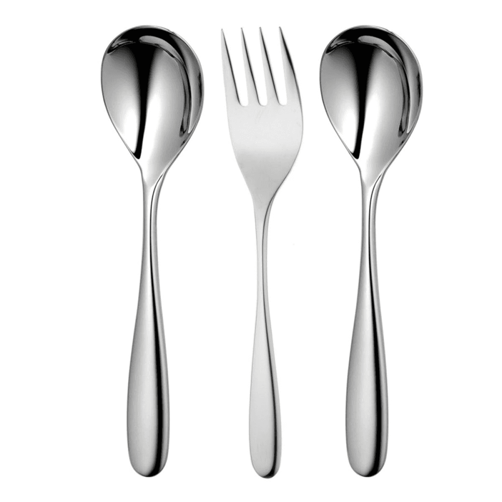 Stanton 3 Piece Serving Set, Stainless Steel