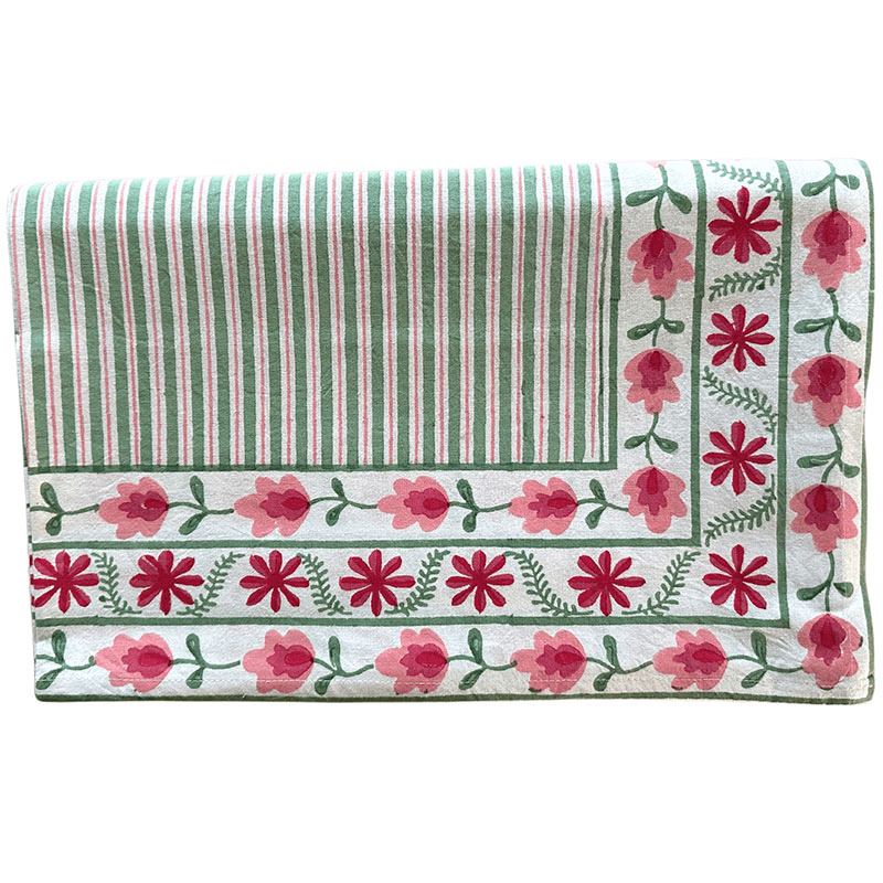 Suzani Stripe Tablecloth