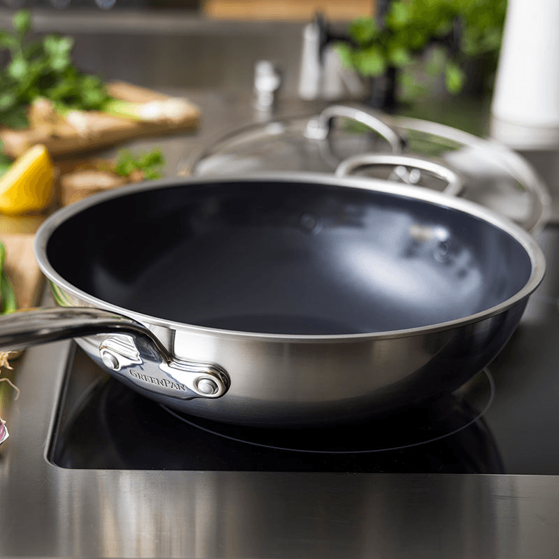 Premiere Non-Stick Wok, Stainless Steel