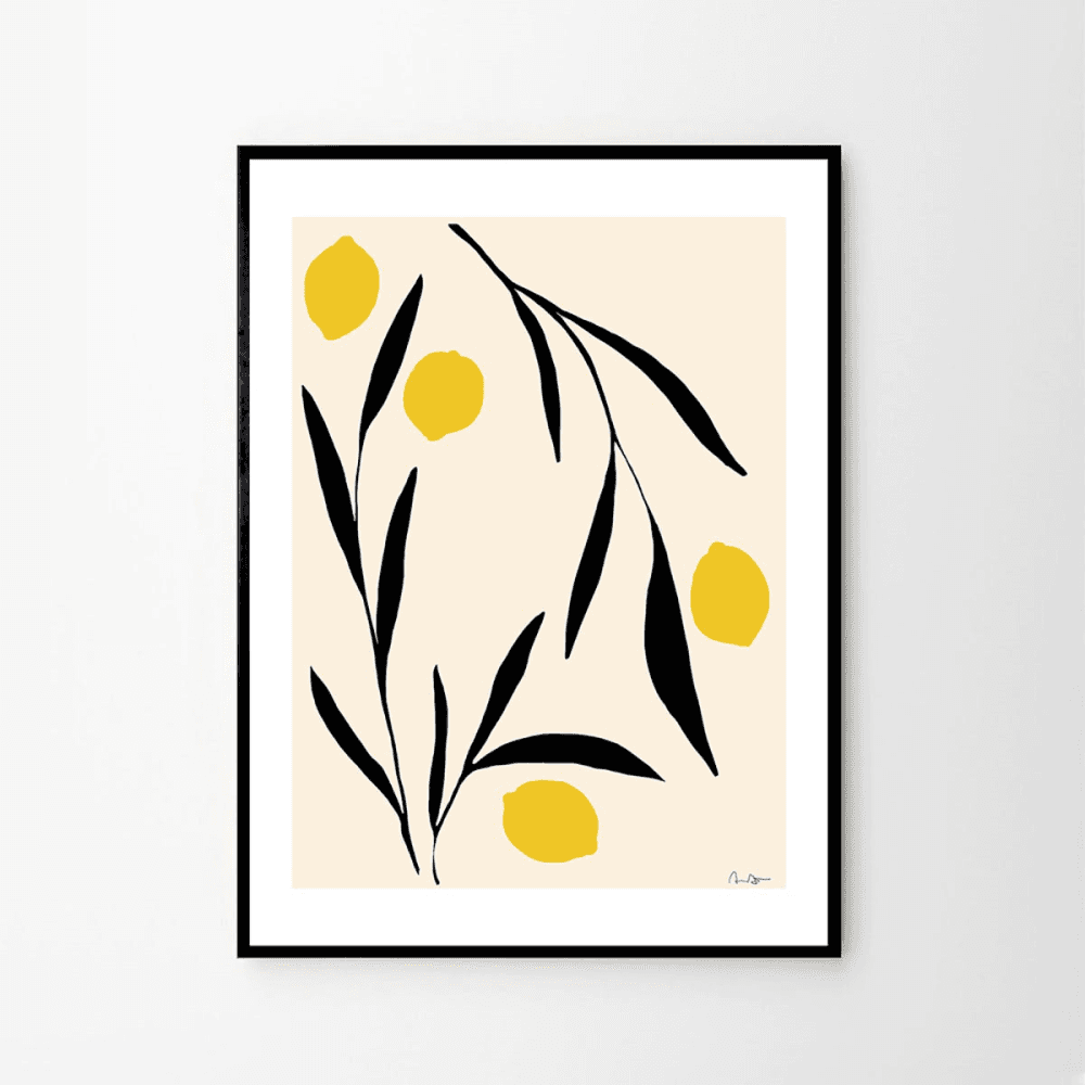 Lemon - Anna Morner Art Print, Multi