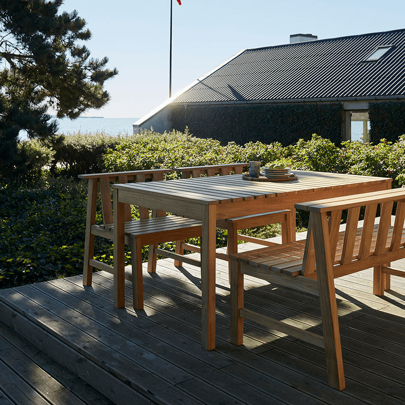 Plank Outdoor Table, Natural