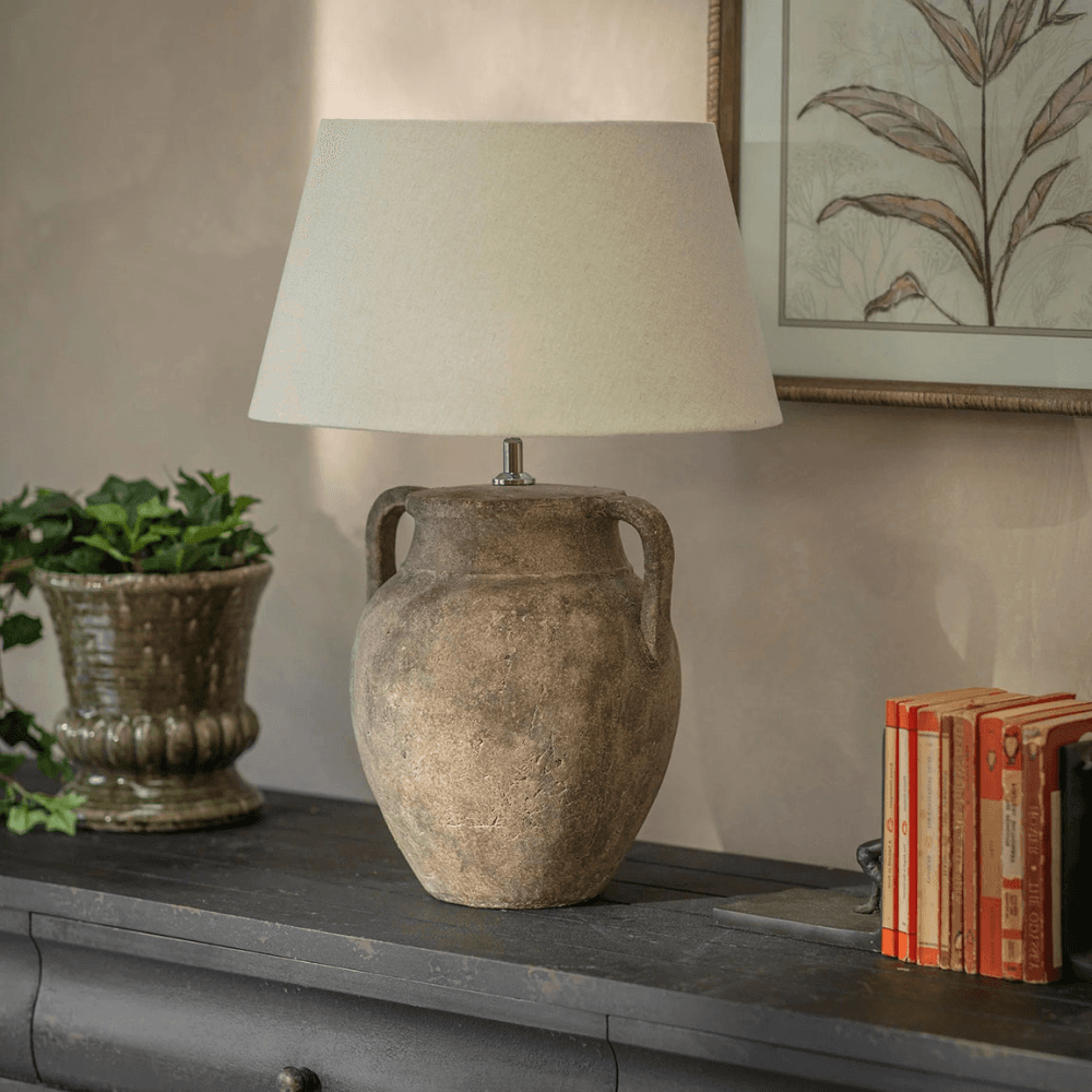 Penwick Amphora Table Lamp, Brown