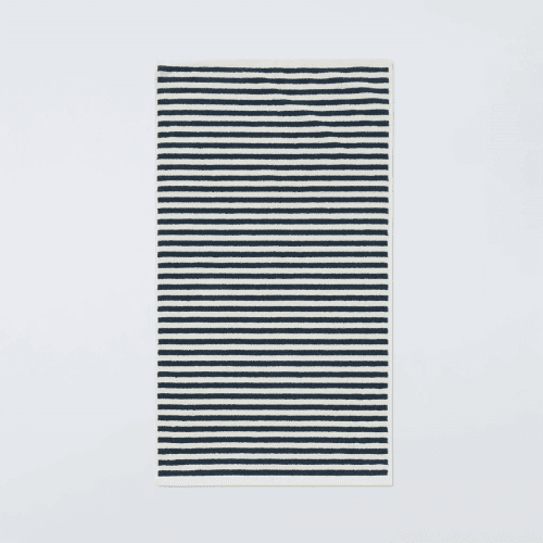 Image showing the Fine Stripe Hand Towel, Midnight product.