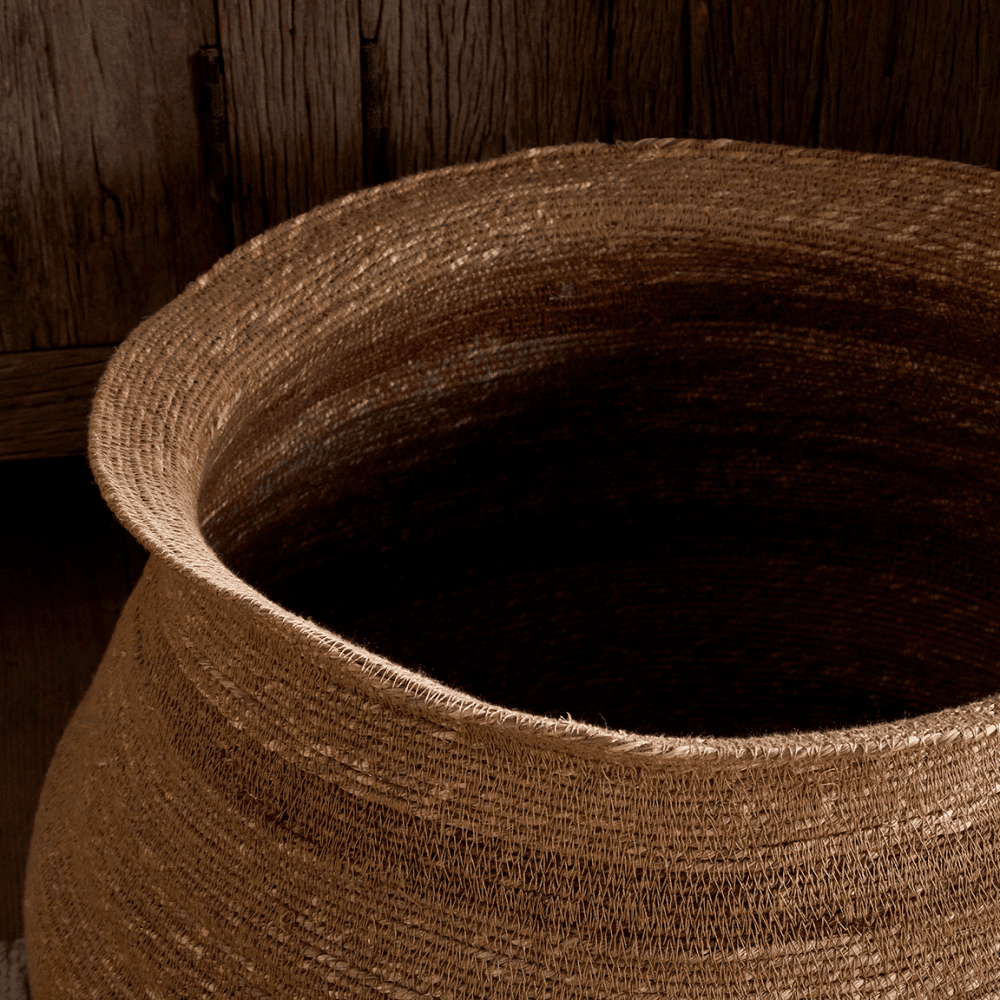 Rana Basket, Natural & Rust