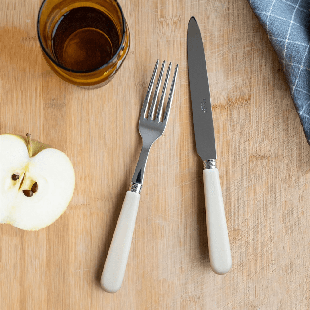 Pop Unis Dinner Knife, Ivory
